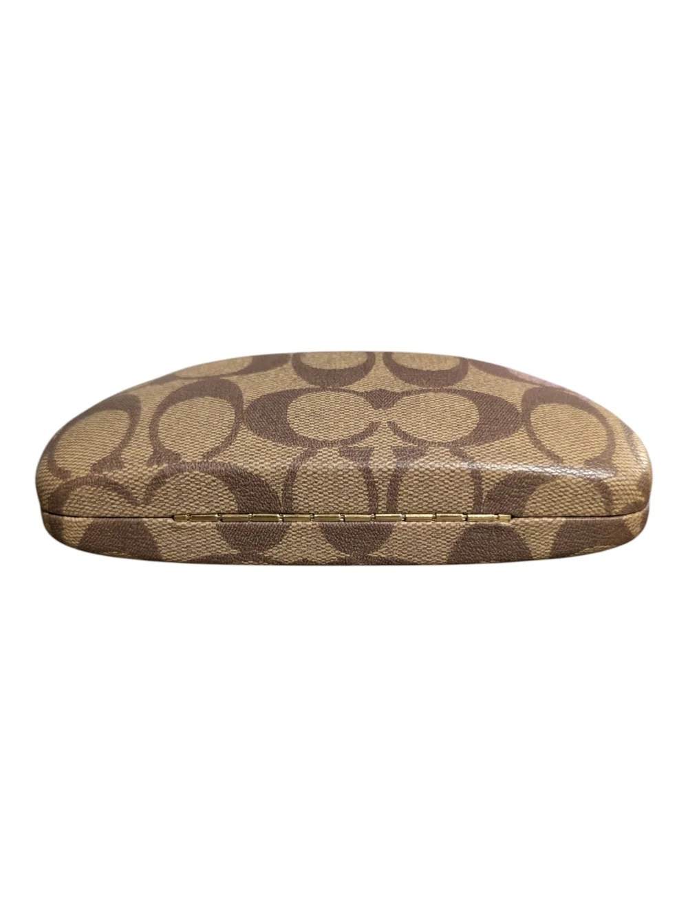 Coach Brown Signature C Monogram Glasses/Sunglasses Case